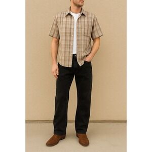 Levi's 569 Jeans Men's Size 40x30 Black Denim Loose Straight Boot Cut Cowboy Y2K